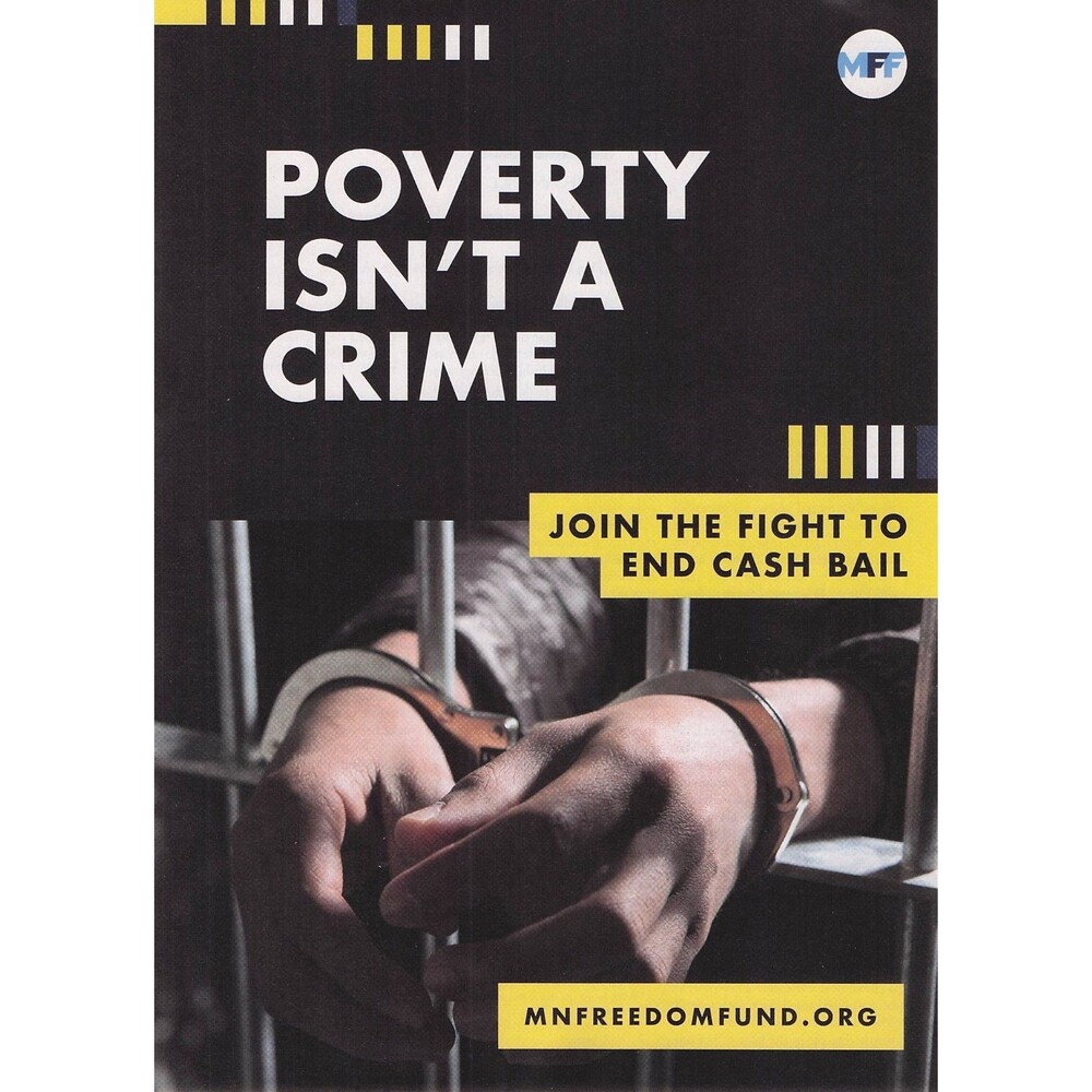 Minnesota Freedom Fund End Cash Bail Social Justice Print Ad 2020 wall decor art